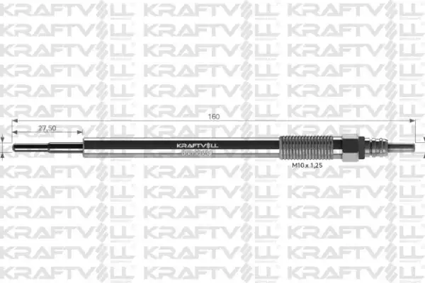 KRAFTVOLL 05030132 | Kızdırma Bujisi Mitsubishi L200 2 4 2015 Outlander II III Lancer VIII Buji Marka 12 Adet