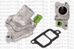 KRAFTVOLL 08100203 | Termostat 90°C Volvo C30 06 > 12 C70 II 2.4D 07 > 13 S60 2.0T 00 > 10 Komple