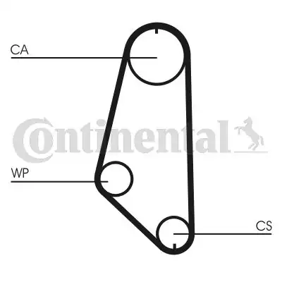 Continental Ctam Ct720 Triger Kayışı Opel Ascona C Astra F Omega A Vectra A 1 6 2 0 8v 92