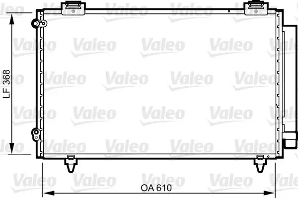 Valeo 814263 Kondenser Toyota Corolla Verso Klima Bınek İthal