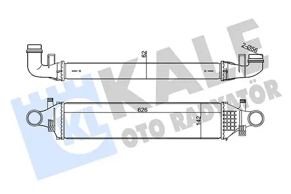 KALE 350895 | Turbo Radyatörü İntercooler Mercedes Benz A B Serisi GLA W176 W242 W246 X156 W117 M270 M651