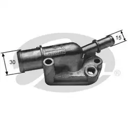 GATES TH09287G1 | Termostat 87°C Palio-Albea 1.4İ-1.6İ 8V