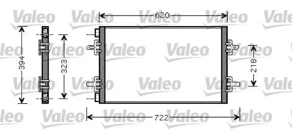 Valeo 818027 Kondenser Renault Avantime Espace Klima Bınek İthal