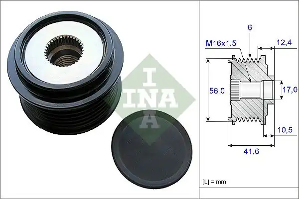 İna 535021010 Alternatör Kasnağı VW 1 8 2 0 TSI TFSI Amarok Transporter Tiguan Passat