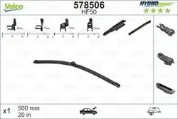 VALEO 578506 | Silgi Süpürgesi Tek 50Cm A4 08 >