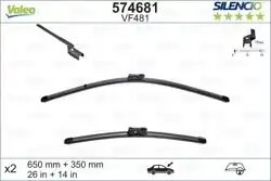 VALEO 574681 | Silgi Süpürgesi 65+35Cm T-F.500L-500X