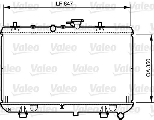 Valeo 734966 Motor Su Radyatörü Kia Rio 1 3 1 5 2000 2005 Manuel Vites 794880