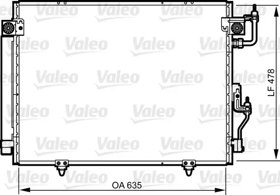 Valeo 817790 Kondenser Mitsubishi Pajero Sport Klima Bınek İthal