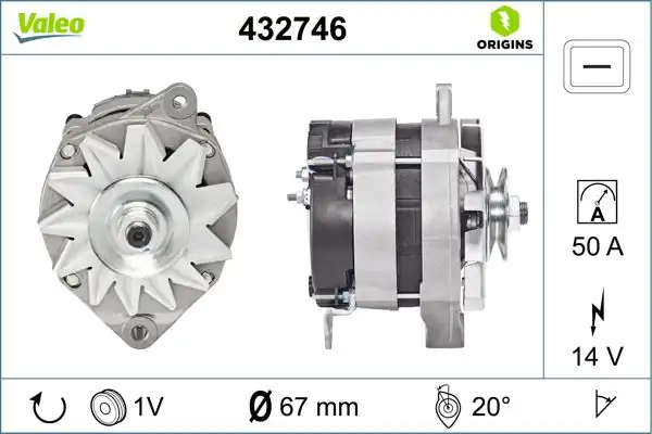 Valeo 432746 Alternatör Kmp A13n 42 Citroen Peugeot Fiat Alternatör Kmp Bınek İthal