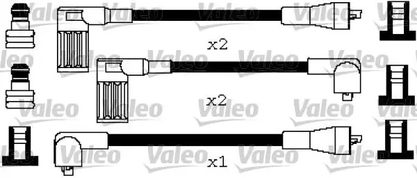 Valeo 346616 Ateşleme Kablo Tk Fiat Tempra 8v 93 96 Ateşleme Bınek İthal