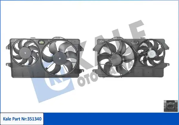 KALE 351340 | Fan Motoru Davlumbaz Ford Connect 1 8 TDCI 06 13 Tourneo Connect 02 14
