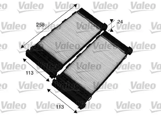 Valeo 715575 Kabin Filtresi 2 li Tk Nissan Almera 95 2000 Pa Klima Bınek İthal