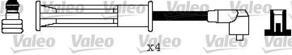 Valeo 346244 Buji Kablo Takımı Renault Clio Kangoo Logan Sandero Solenza 1 4 1 6 K7j E7j 98 05