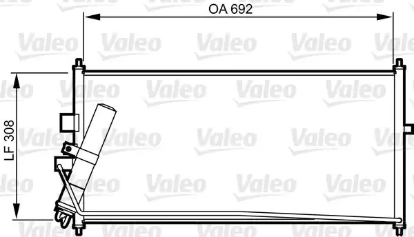 Valeo 817822 Kondenser Nissan Almera II Hatchback Klima Bınek İthal