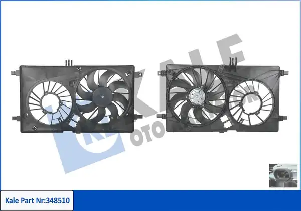 KALE 348510 | Fan Motoru Davlumbaz Master III Büyük Tek Teker Master III 10 Opel Movano B 10 2 3 dCi
