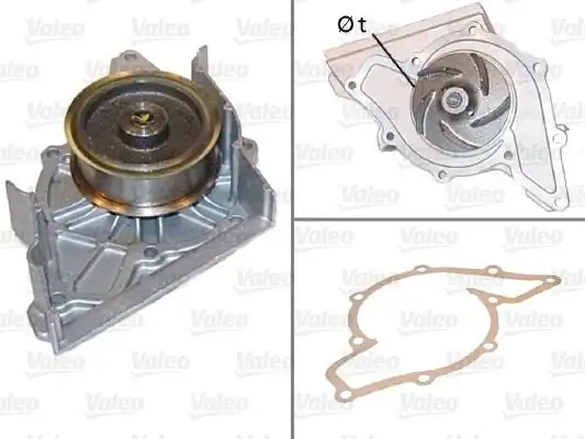 Valeo 506442 Su Pompası Audi 80 100 A6 A8 Cabrio Coupe Motor Soğutma Bınek İthal
