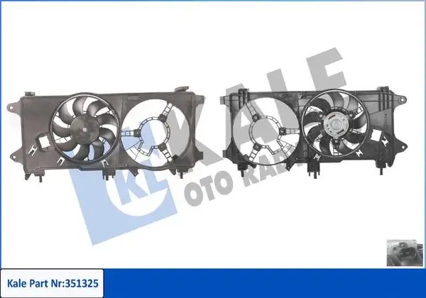 KALE 351325 | Fan Motoru Davlumbaz Fiat Doblo 1 3 Mjt 1 9 JTD 01 10