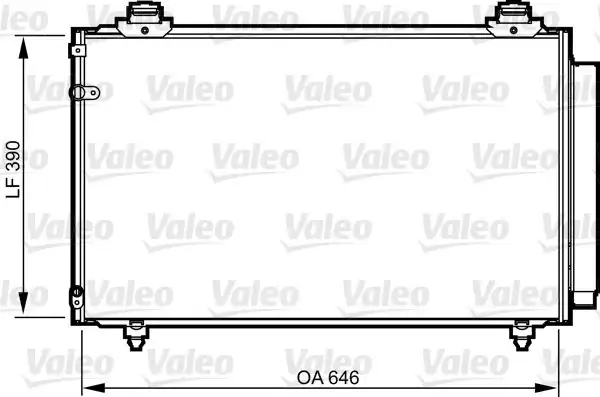 Valeo 814211 Kondenser Toyota Corolla Verso 1 6 1 8 2 0d Klima Bınek İthal