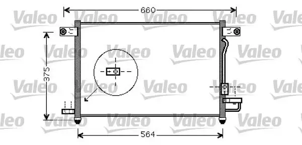 Valeo 818061 Klima Radyatörü Kondenser Chevrolet Aveo Daewoo Kalos