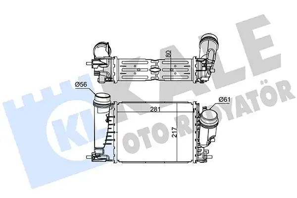 KALE 352250 | Turbo Radyatörü İntercooler Renault Megane IV Scenic IV Talisman Espace V 1 6 dCi 1 6 Tce 15