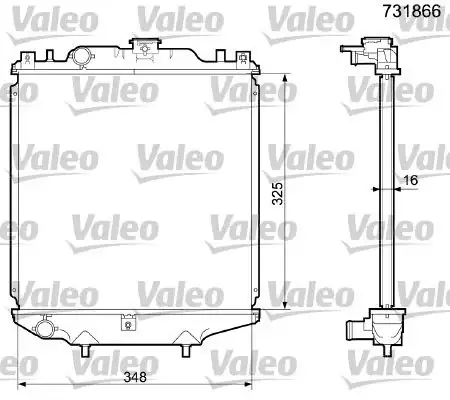 Valeo 731866 Radyatör Suzuki Alto 95 02