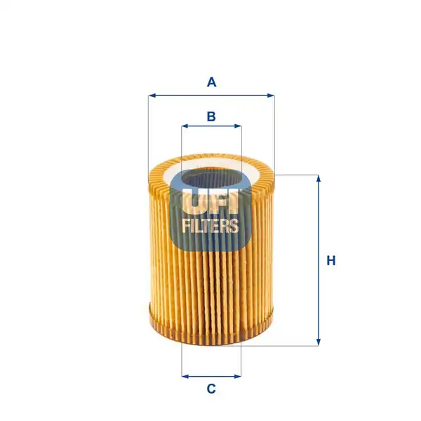 UFI 25-164-00 | Yağ Filtresi Bmw 114 11 15 116 11 15 118 11 15 120 15 16 316 12 16 320 12 16