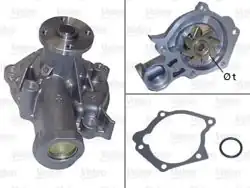 VALEO 506815 | Su Pompası Mitsubishi Space Wagon Motor Soğutma Bınek (Ithal)