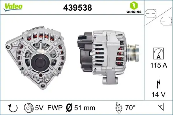 Valeo 439538 Alternatör Kmp Smart Alternatör Kmp Bınek İthal