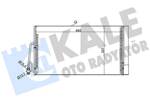 KALE 384900 | Klima Radyatörü Mini Cooper R55 R56 R57 R60 Clubman Countryman Paceman