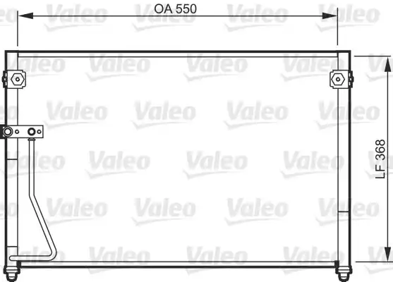 Valeo 818085 Kondenser Mazda 626 V Klima Bınek İthal
