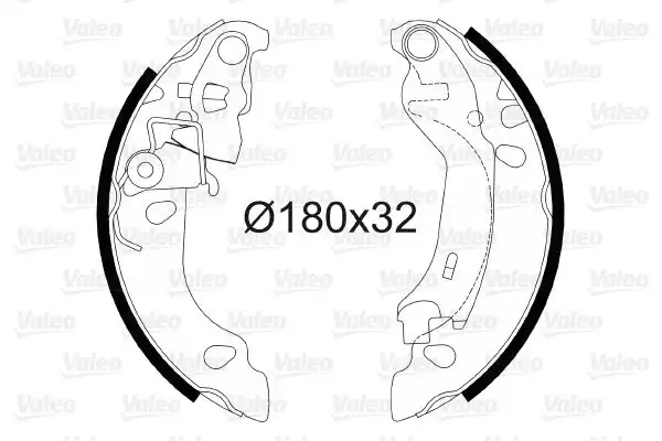Valeo 564081 Pabuç Balata Fiat Panda 169 8 2009 6 2010 Fiat Panda Nuova 169 9 20fren Bınek İthal