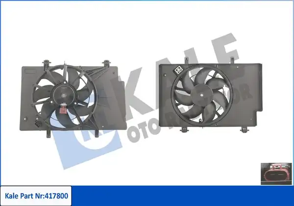 KALE 417800 | Fan Motoru Davlumbaz Ford Fiesta VI 08 B Max 12 Courier 1 25 1 6 TDCI Ac