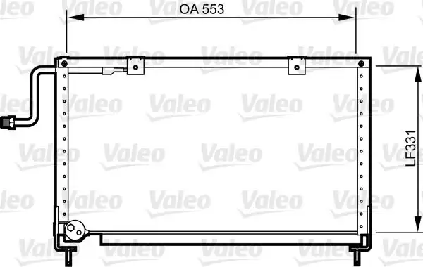 Valeo 814274 Kondenser Mazda 626 III Klima Bınek İthal