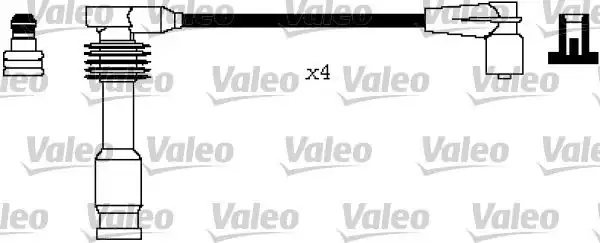 Valeo 346212 Ateşleme Kablo Tk Opel Frontera 8v 95 98 Ateşleme Bınek İthal