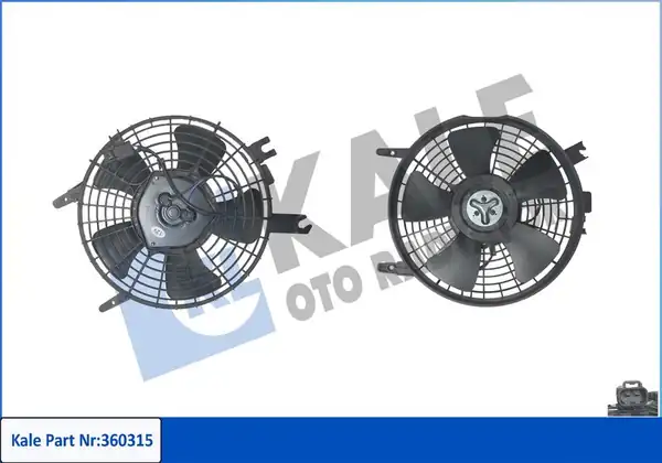 KALE 360315 | Fan Motoru Davlumbaz Toyota Corolla Ae101 E11 92 01 1 3 2 0d