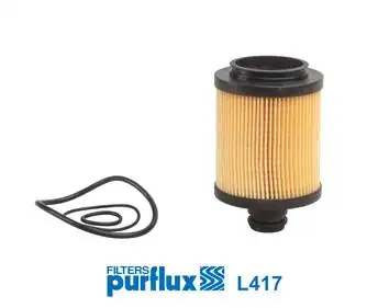 PURFLUX L417 | Yağ Filtresi 10 Doblo Lna Brv Egea 500 1 3 1 6 2 0mjt AST J Insignia A13dte A20dth