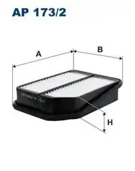 FILTRON AP173-2 | Hava Filtresi Grand Vitara II 1.6 05= > 2.0 05-15 1.9 Ddis