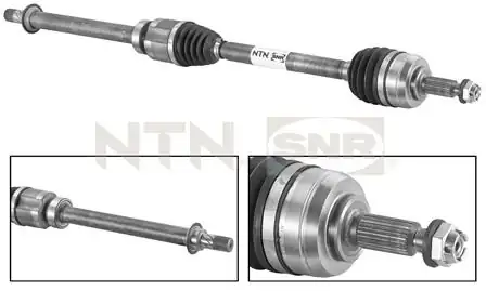 SNR DK55073 | Aks Ön Sağ 09-Megane.III 1.5 DCI + Ms 6Vıtes