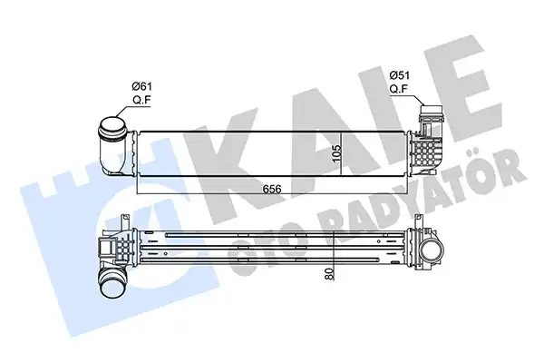 KALE 352265 | Turbo Radyatörü İntercooler Renault Fluence Megane III Scenic 1 6 Tce 1 6 dCi 1 9 dCi 2 0 Tce 08
