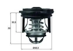 MAHLE TI24650 | Termostat 13-Fiesta 50°C 1.0-1.1Ti Focus III Fiesta VII