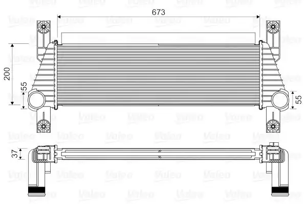 Valeo 818352 Turbo Radyatörü Ford Ranger 12 2 2 3 2 TDCI