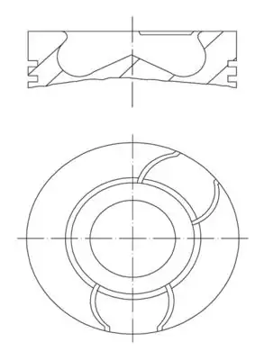 MAHLE 021PI00124000 | Piston Segman Std 76mm Renault Megane II Clio III Scenic Modus Kangoo 1 5 dCi