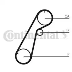 CONTINENTAL CTAM CT1020 | Triger Kayışı Ford Ranger 2.5 TD/D 1999-2006