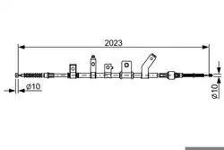 BOSCH 1987482515 | El Fren Teli Arka Sol Mitsubishi L200 2.5 Di-D
