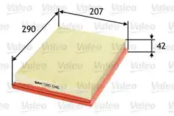 VALEO 585046 | Hava Filtresi Opel Corsa C-Meriva A-Combo C 1.2 16V-1.0 12V