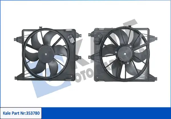 KALE 353780 | Fan Motoru Davlumbazlı Dacia Logan Sandero 1 4 1 6 04 13 Rezistanslı