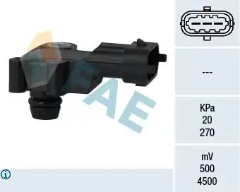 FAE 15100 | Emme Manifold Basınç Sensörü Astra J Insignia 1 4 16v A14net Mokka Corsa D E Meriva B Zafira C