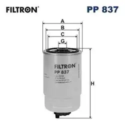 FILTRON PP837 | Mazot Filtresi Getz Accent Era Rio 1.5 CRDi