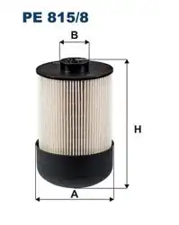 FILTRON PE815-8 | Mazot Filtresi Master III Traffic III Navara 2.3 DCI Movano B Vito W447