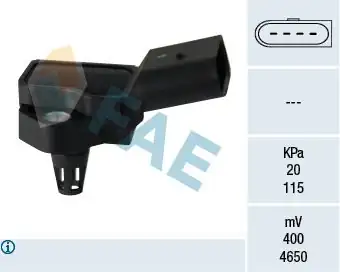 FAE 15060 | Basınç Sensörü Emme 15 Polo Ibiza A1 1 0tsi TFSI Golf Jetta Passat Polo 1 6 TDI